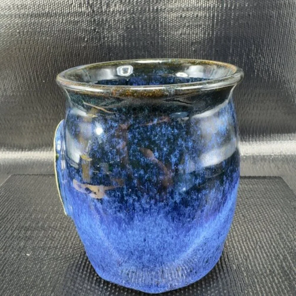 Sunset Hill Stoneware Pottery Mug Cup Wisconsin‎ Perks Of Frankfort Logo Mug Cup